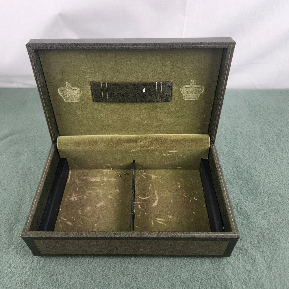 Vintage Swank Phillipe Scandinavian Malmö Sweden Men's Valet Jewelry Box
